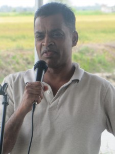 General Secretary of the Guyana Rice Producers’ Association, Dharamkumar Seeraj 