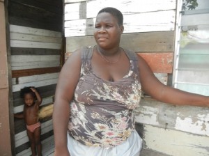 Single parent, Carmalita Butters, has been residing in the area for over 11 years, with her three children.
