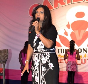 Regional Coordinator of ‘One Billion Rising’ Movement and Programme Director of the Caribbean American Domestic Violence Awareness [CADVA), Dianne Madray,.