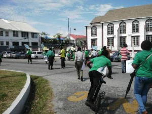 Some of the protesters. [iNews' Photo]