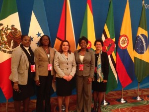 Guyana's delegation at the Forum