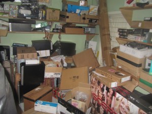 The Store room which the bandits ransacked. [iNews' Photo]