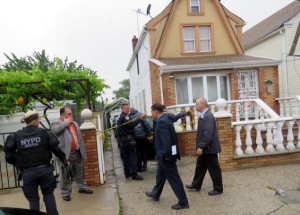 The alleged murder happened in the couple's Richmond Hill home. [NY Daily News' Photo]