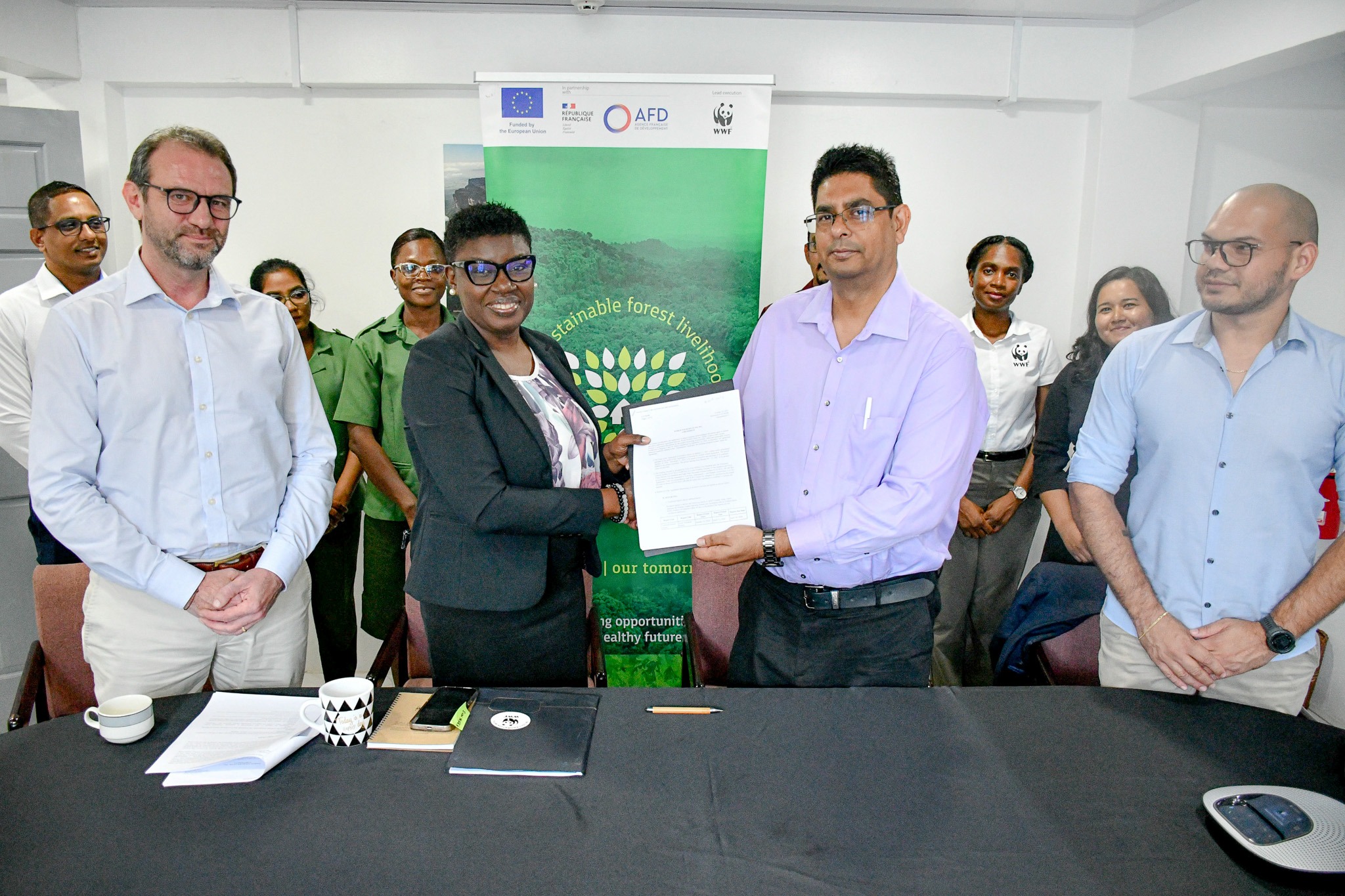 WWF, GFC sign addendum for $163M grant for sustainable use of Guyana’s forest resources