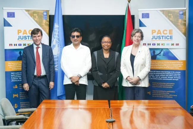 Over US$400,000 in IT equipment, software handed over to boost Guyana’s criminal justice system