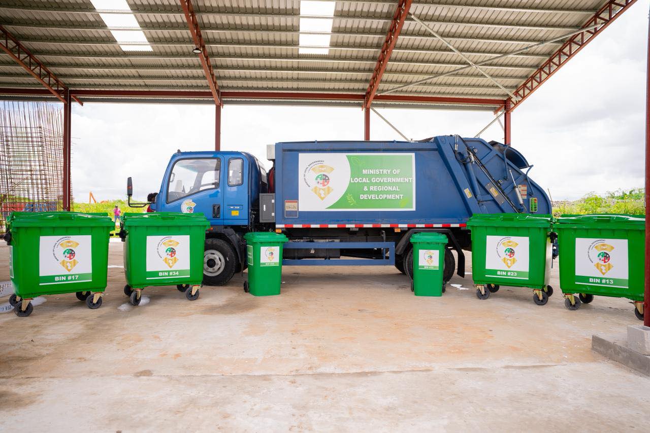Garbage trucks delivered to Linden, Mahdia to strengthen waste management