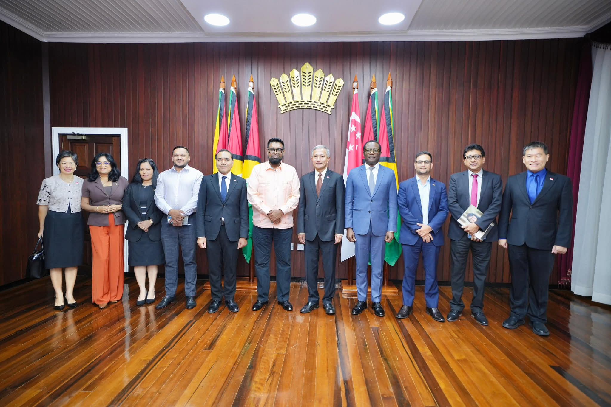 Guyana, Singapore advance talks on energy, digital innovation, trade