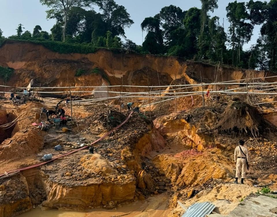 GGMC shuts down 6 illegal mining operations in Mazaruni area