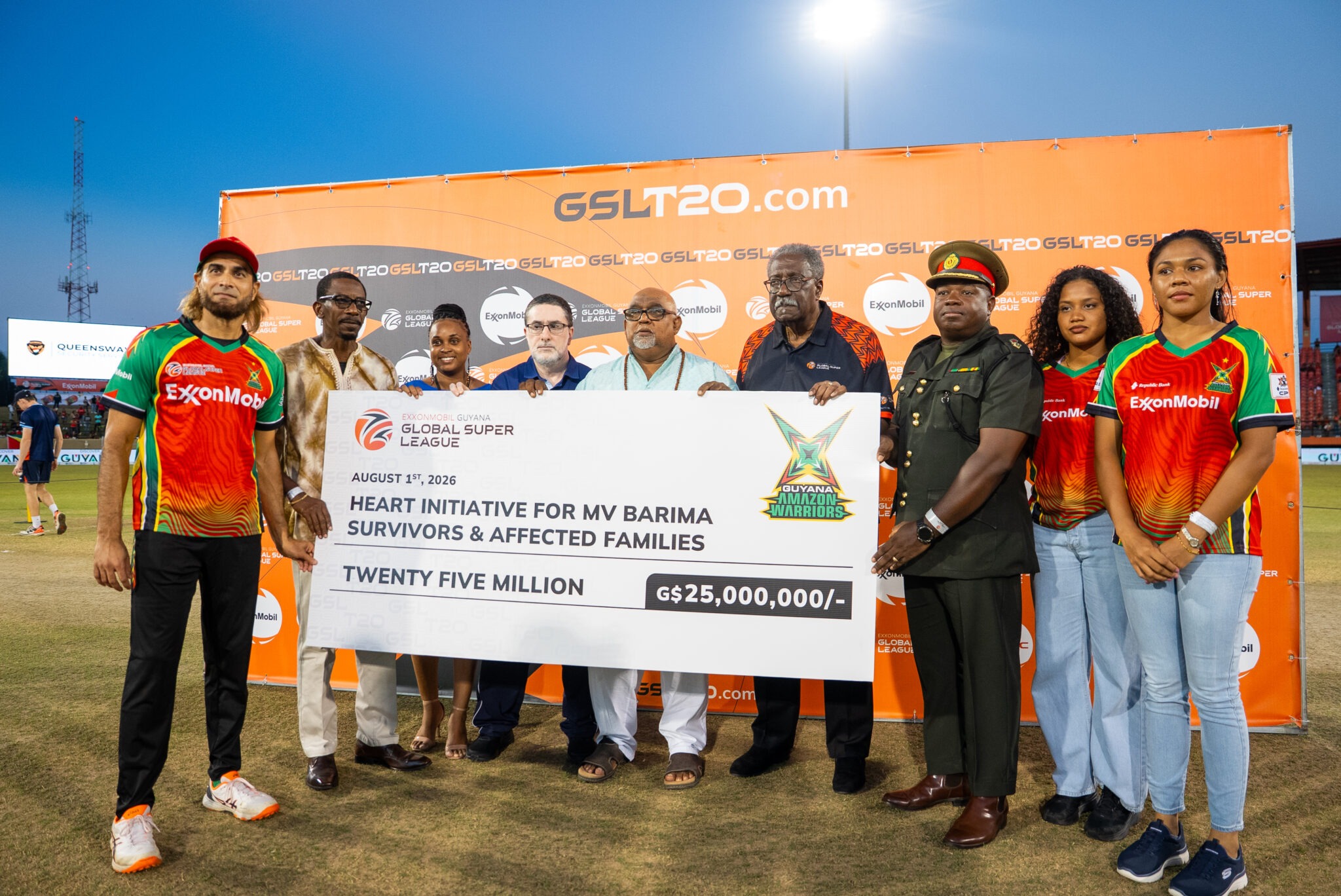 Guyana Amazon Warriors, Global Super League donate GM for MV Barima relief – INews Guyana Guyana Amazon Warriors, Global Super League donate GM for MV Barima relief – INews Guyana