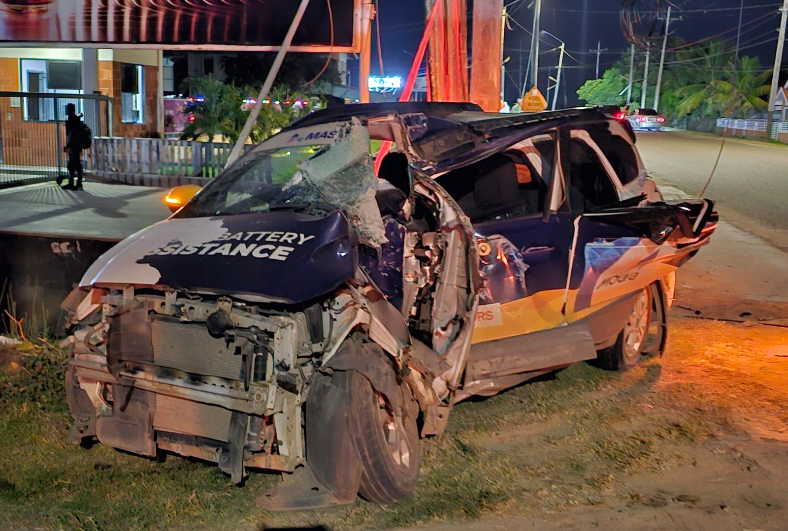 Two injured in late-night crash at Palmyra – INews Guyana Two injured in late-night crash at Palmyra – INews Guyana