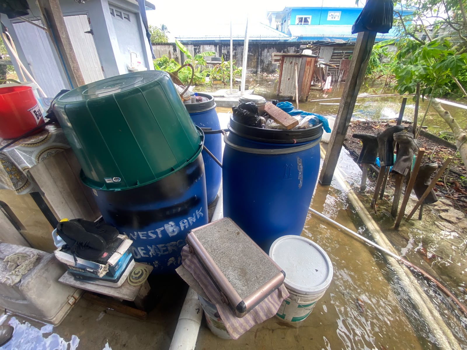 Floodwaters begin to recede in Charity - INews Guyana