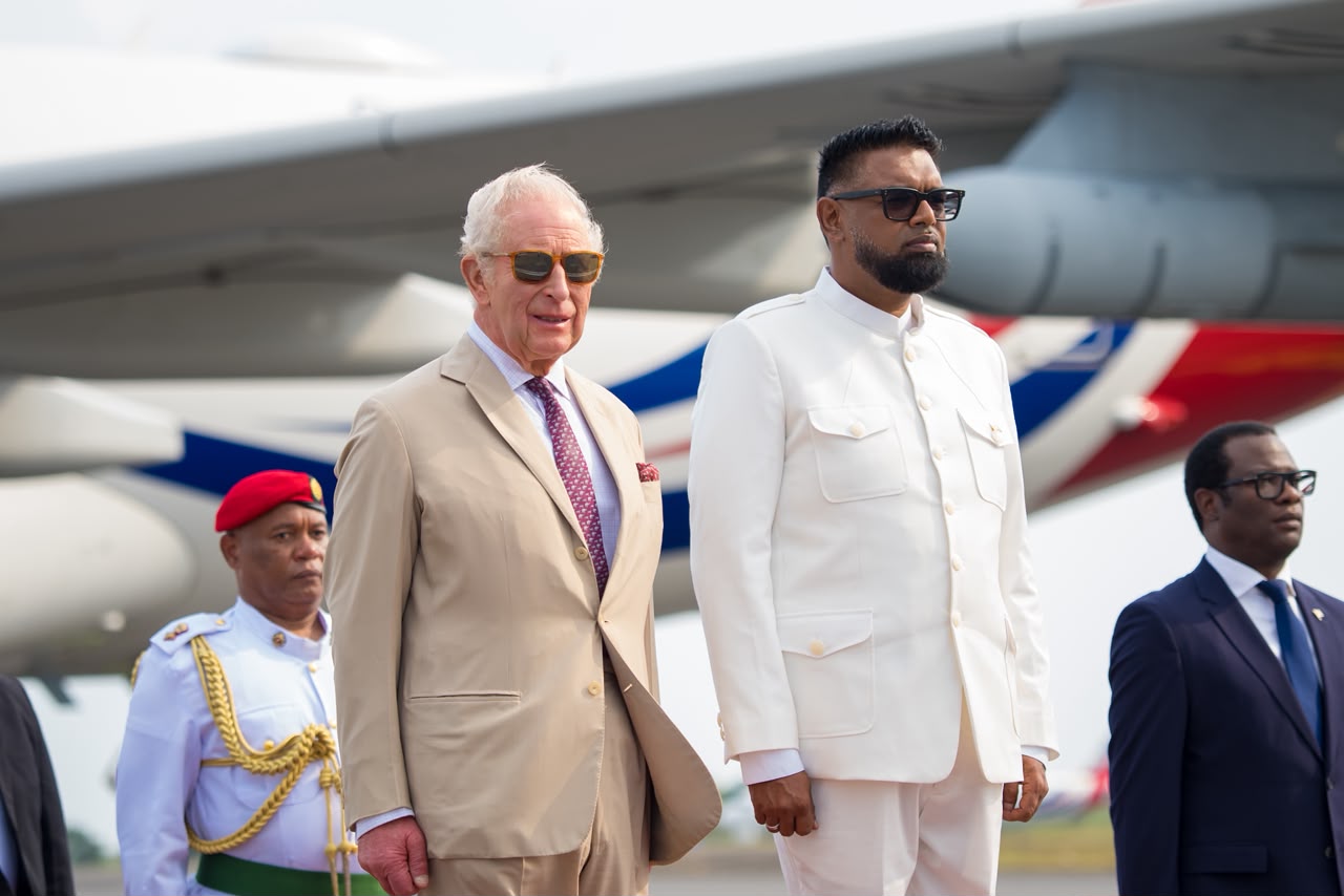 King Charles III arrives in Guyana – INews Guyana